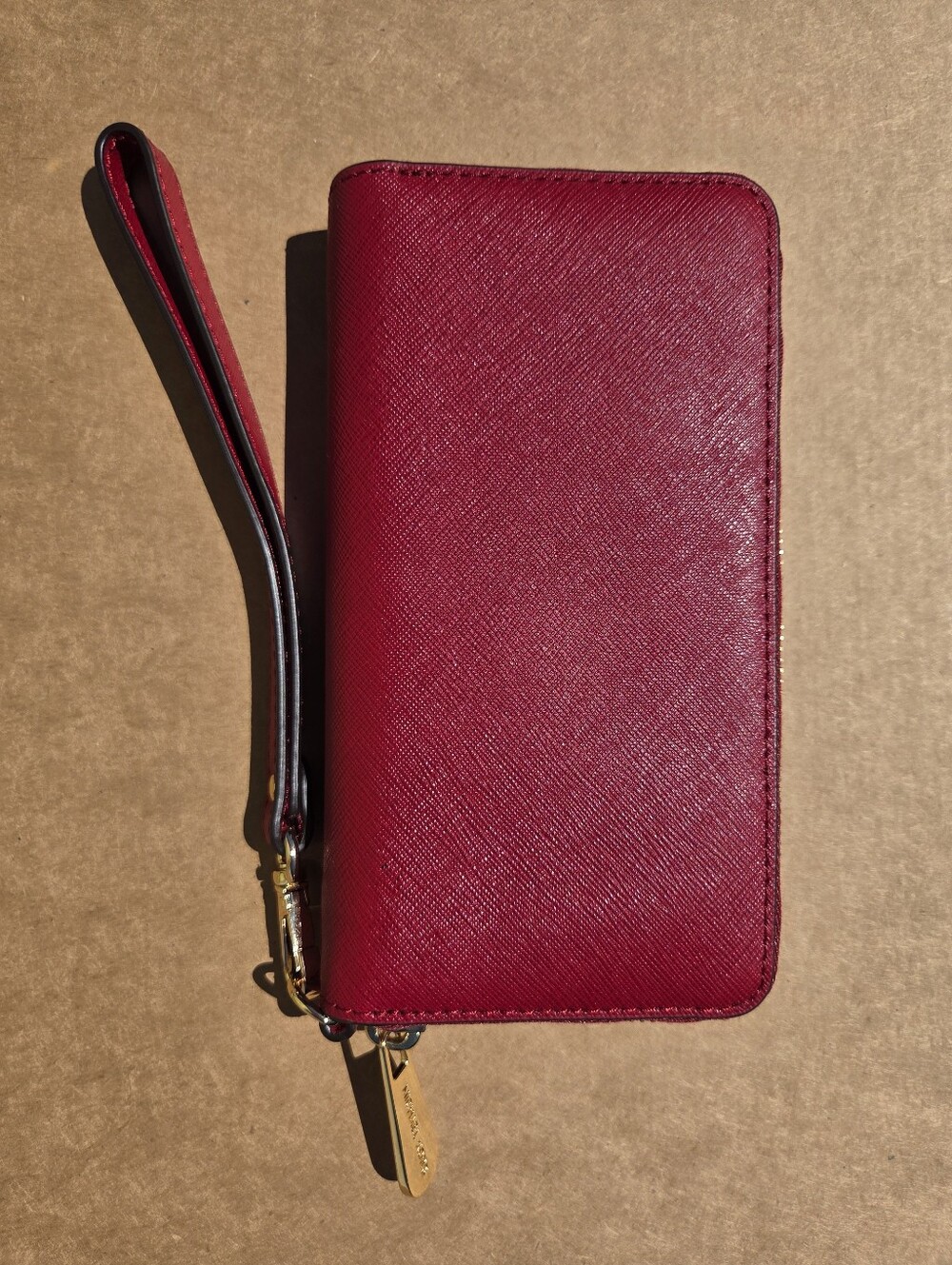 Michael Kors Wallet Wristlet Saffiano Leather Red - Picture 2 of 12